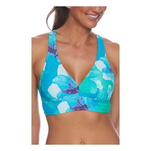 Women's Next Cloud Break Longline Swim Bikini Top