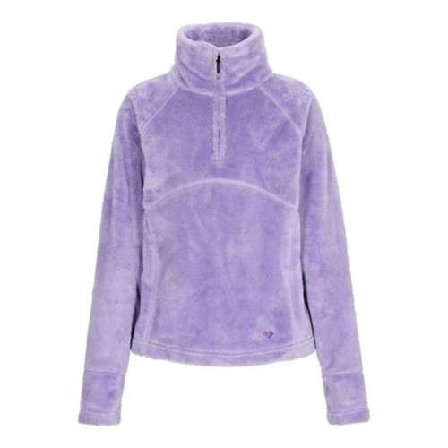 Girls' Obermeyer Furry 1/4 Zip Fleece Pullover