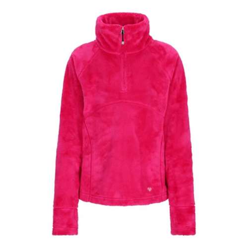 Girls' Obermeyer Furry 1/4 Zip Fleece Pullover