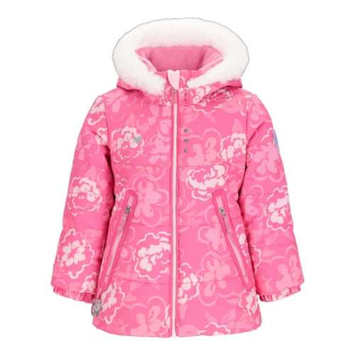 Toddler Girls' Obermeyer Roselet Hooded Shell Jacket