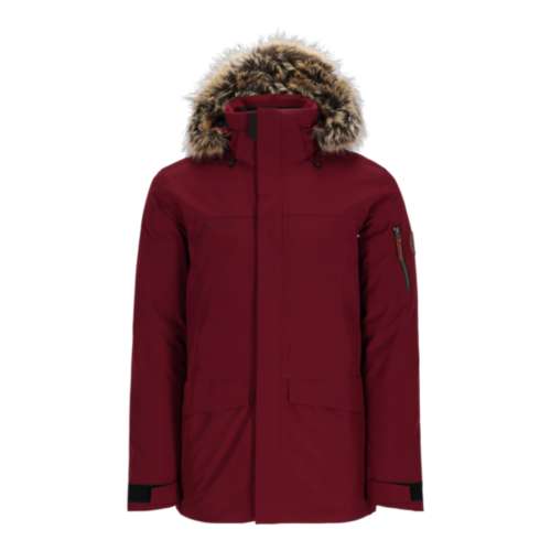 Men's Obermeyer Ridgeline Faux Fur Hooded Shell Jacket