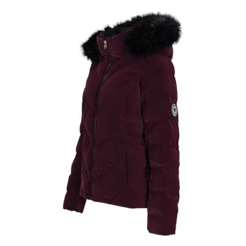 Women's Obermeyer Bombshell Luxe Hooded Short Puffer Jacket