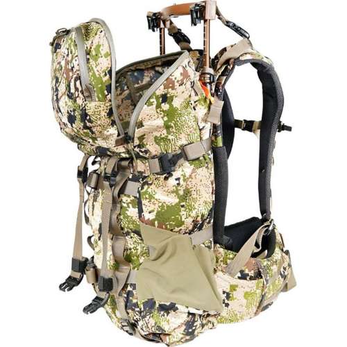  Men's Fishing Camouflage Backpack Small Waterproof Fishing Bag  with Rod Holder Wild River Saltwater Surf Tackle Backpacks Fish Gear  Storage Shoulder Bags Fishing Gift for Outdoor Camping Hiking : Sports