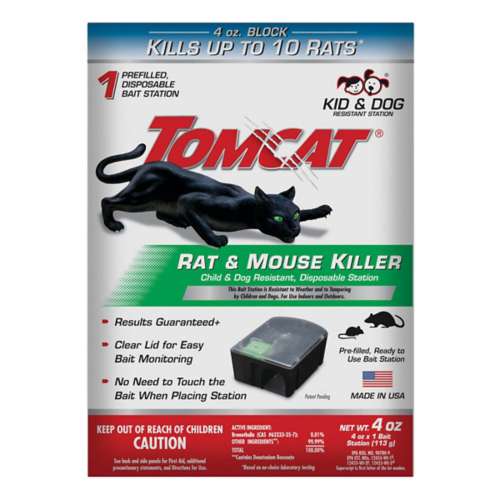 Tomcat Bait Station Blocks For Mice and Rats 4 oz 1 pk