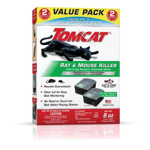 Tomcat Bait Station Blocks For Mice and Rats 2 pk