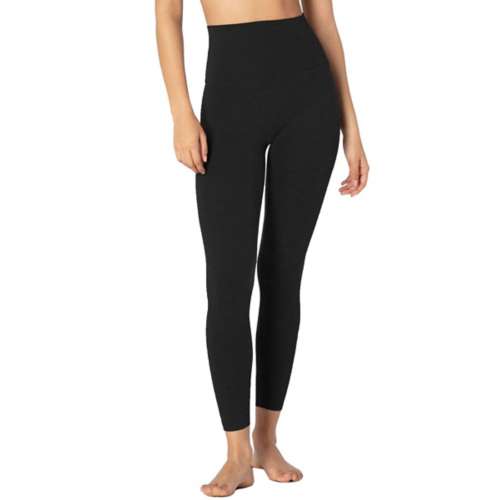 Women's Beyond Yoga Heather Rib High Waisted Midi Leggings