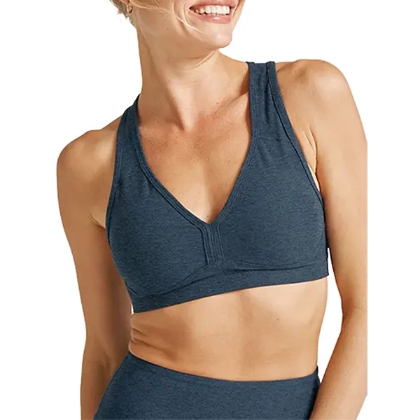 Women's Beyond Yoga Lift Your Spirits Sports Bra Medium Nocturnal Navy