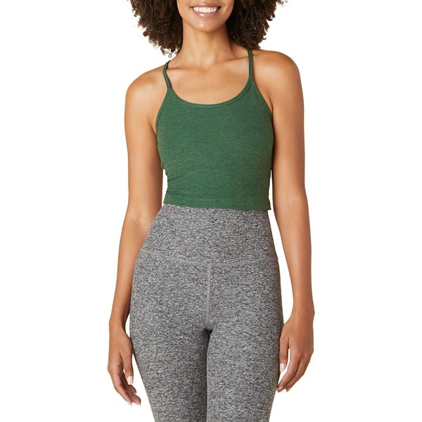 Women's Beyond Yoga Spacedye Cropped Racerback Sports Bra product image