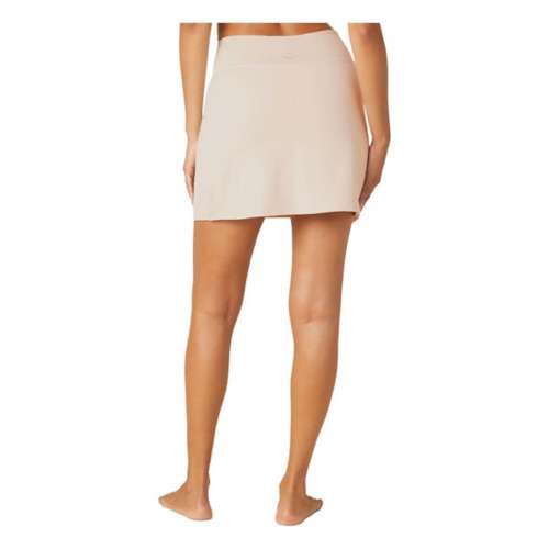 Beyond Yoga Heather Rib Hold Court Skirt | Cream Heather / S