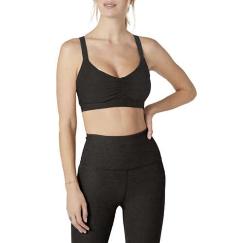 Stanford University Beyond Yoga Spacedye Slim Racerback Bra: Stanford  University