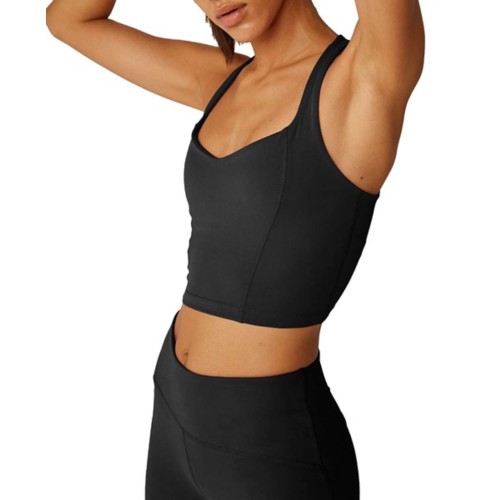 Women's Beyond Yoga Intensity Racerback Cropped Sports Bra - Primary Image