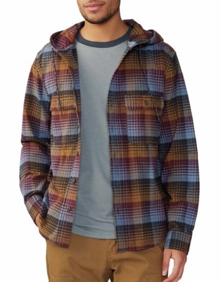 Men's Mountain Hardwear Dust Creek Hooded Long Sleeve Button Up Shirt