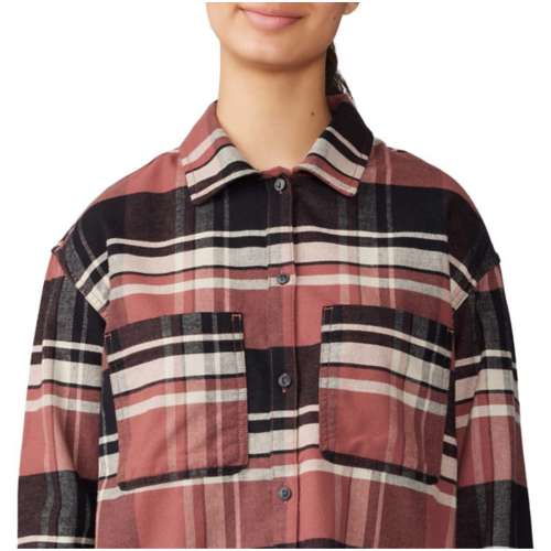 Women's Mountain Hardwear Dolores Flannel Long Sleeve Button Up Shirt