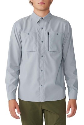 Men's Mountain Hardwear Trail Sender Long Sleeve Button Up Shirt