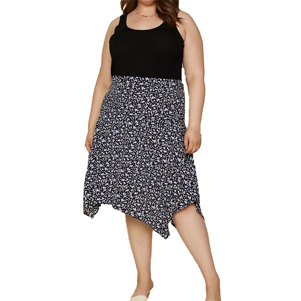 Women's Skies Are Blue Floral Skirt product image