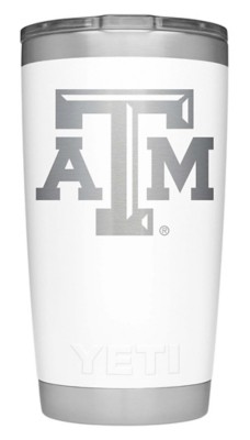 Texas A&M Yeti 20 Oz Black Tumbler