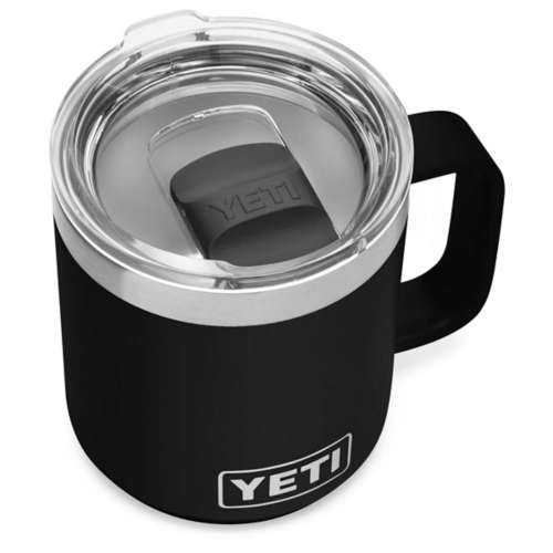 Yeti Rambler Stackable Lowball Tumbler with Magslider Lid - Black - 10 oz