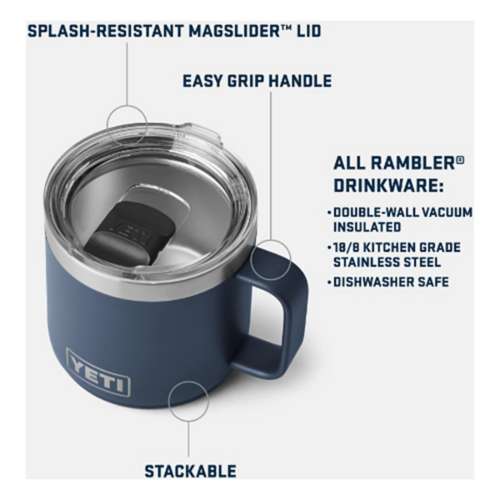 YETI Rambler 14 oz Stackable Mug with Magslider Lid