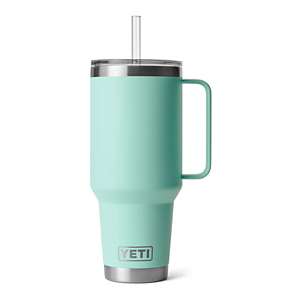 YETI Rambler 35oz Mug with Straw Lid REEF BLUE Tumbler To Go Cup