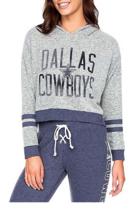 dallas cowboys cropped hoodie