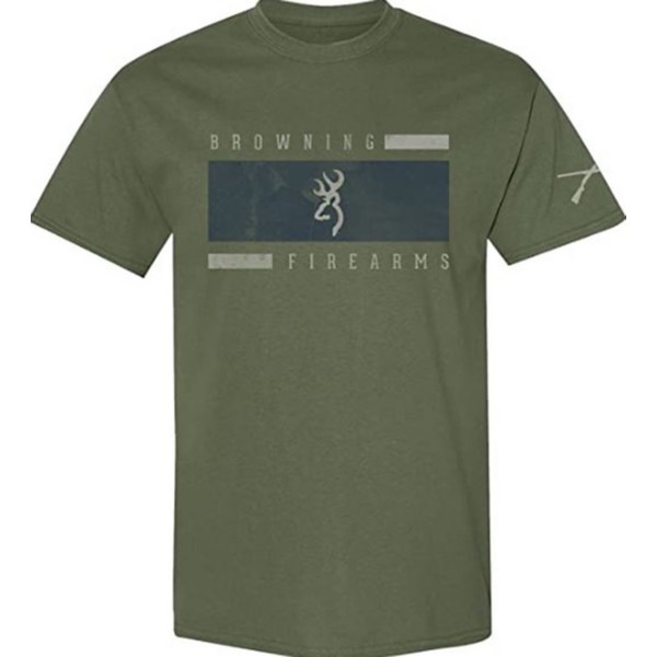 Men's Browning Stripe Logo Tee product image