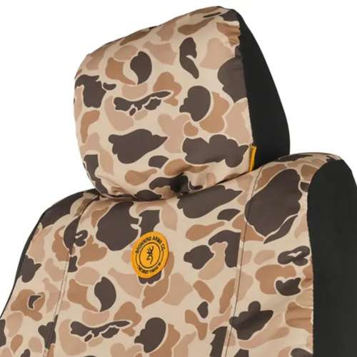 Browning Low Back Tan Duck Camo Seat Cover