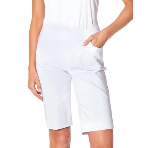Women's Slimsation by Sport Haley Solid Pull-on Chino Shorts