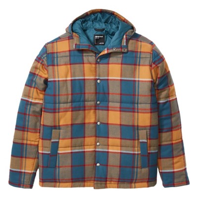 insulated flannel hoodie jacket