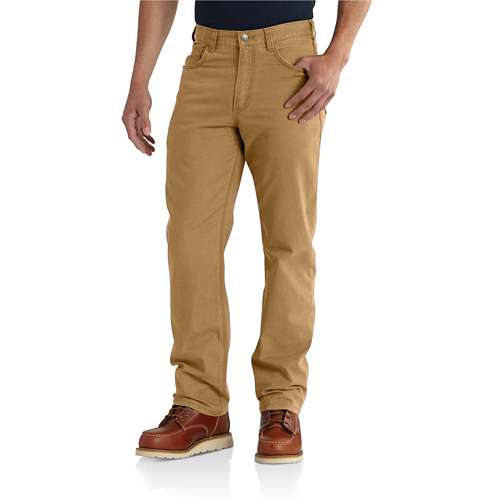 Men's Carhartt Rugged Flex Relaxed Fit Canvas 5-Pocket Chino Work Women pants