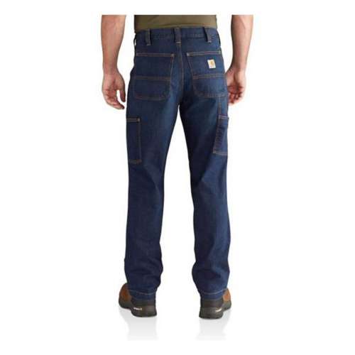 Men's Carhartt Rugged Flex Relaxed Dungaree jeans Pepe Relaxed Fit Straight Jeans