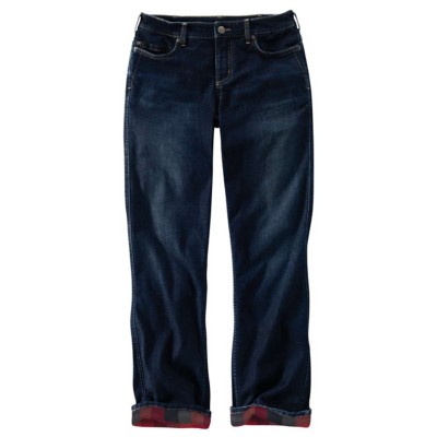 carhartt blaine flannel lined jeans