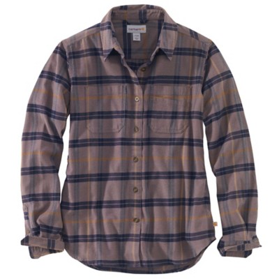 carhartt women's flannel shirt