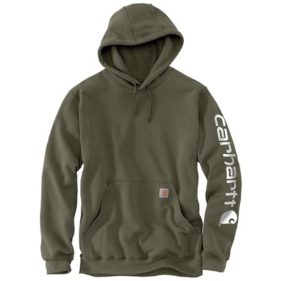 sleeve logo hoodie