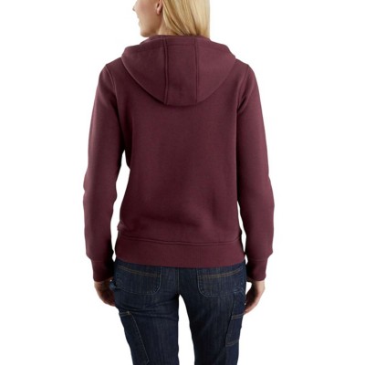 carhartt women's clarksburg half zip hoodie