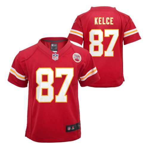 Kansas City Chiefs Travis Kelce Toddler Replica Red Nike Football