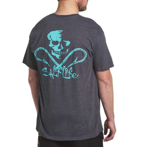 Men's Salt Life Skull And Hooks T-Shirt