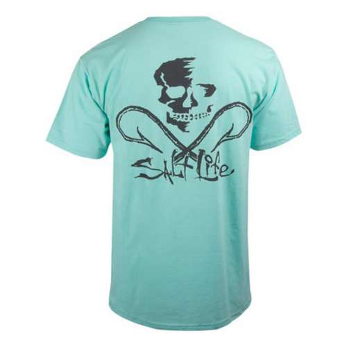 Men's Salt Life Skull and Hooks Pocket T-Shirt