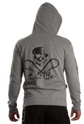 salt life skull and hooks hoodie