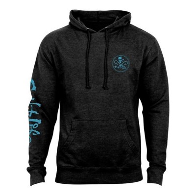 salt life skull and hooks hoodie