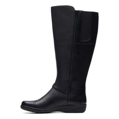 clarks wide calf boots