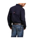 Men's Ariat FR Solid Vent Long Sleeve Button Up Shirt