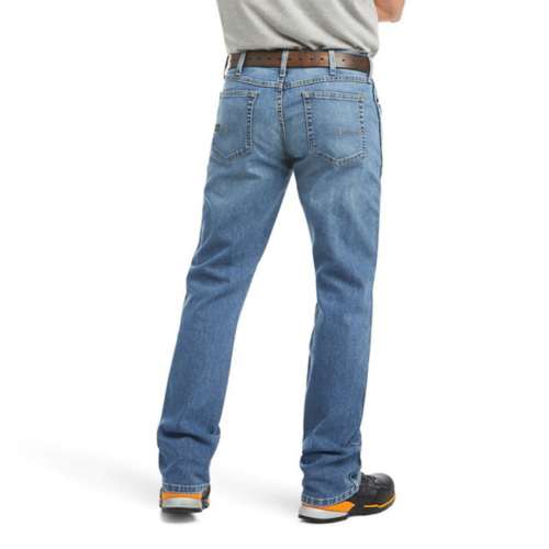 Men's Ariat Rebar M4 DuraBasic Relaxed Fit Bootcut twist jeans