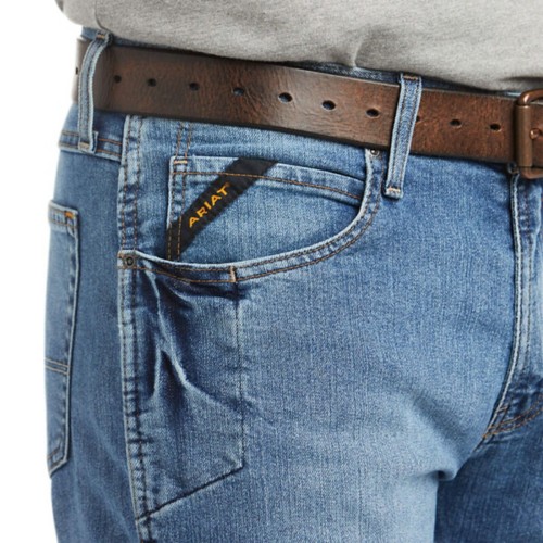 Men's Ariat Rebar M4 DuraBasic Relaxed Fit Bootcut Jeans