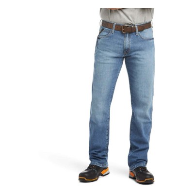 Men's Ariat Rebar M4 DuraStretch Basic Relaxed Fit Bootcut tea jeans