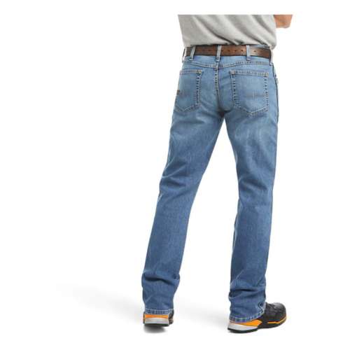 Men's Ariat Rebar M4 DuraBasic Relaxed Fit Bootcut twist jeans