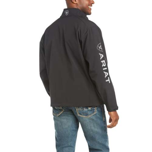 Men's Ariat Logo 2.0 Softshell leopard-print jacket