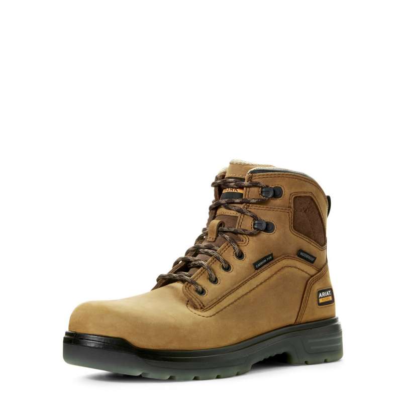 Men's Ariat Turbo 6" Waterproof Carbon Toe Work Boots