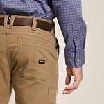 Men's Ariat FR M5 Stretch DuraLight Canvas Stackable Straight Leg Utility Work Pants - Thumbnail 5 of 6