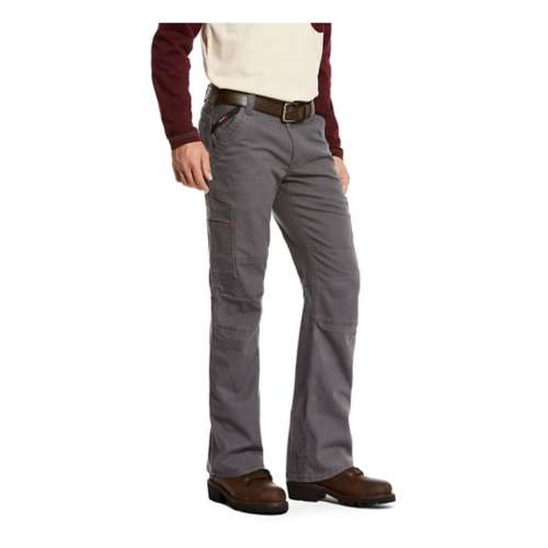 Men's Ariat FR M5 Straight Stretch DuraLight Canvas Stackable Straight Leg Utility Work Pants
