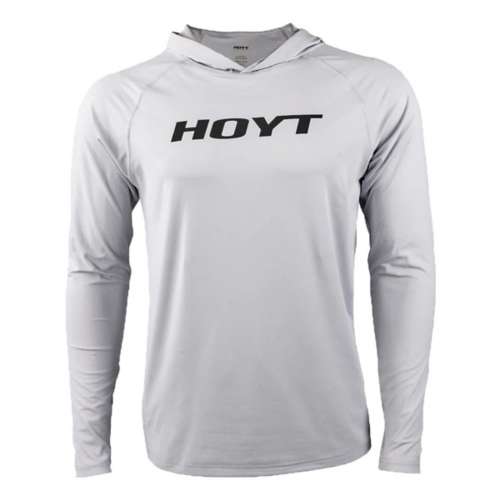 Adult Hoyt Sun Hooded Long Sleeve V-Neck T-Shirt